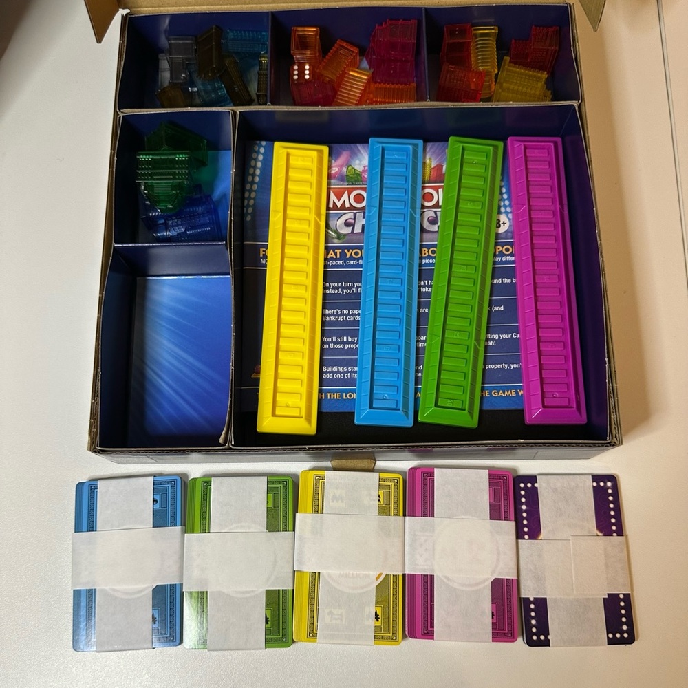 Monopoly Chance Board Game by Hasbro – Fast Fun 20-Minute Family Game Gift - Picture 3 of 3